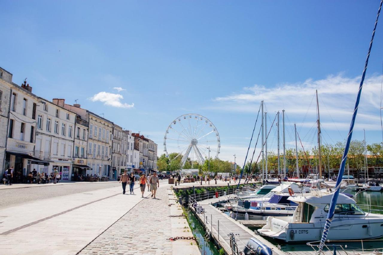 Charmant Cocon Iode Cosy Equipe, Baigne De Lumiere, Situe Au Coeur De La Rochelle A 1Min A Pied Du Marche Central Avec Tv Et Wifi Εξωτερικό φωτογραφία